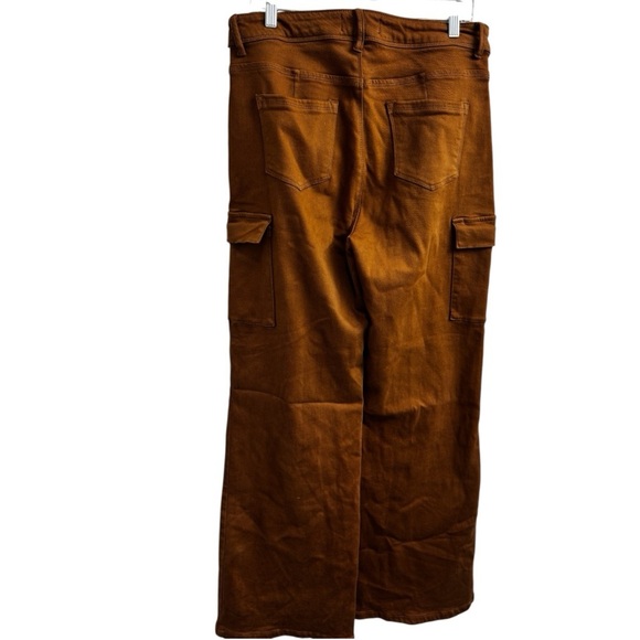 True That 90s Stretch Color Cargo Jeans - Brown - Picture 3 of 5